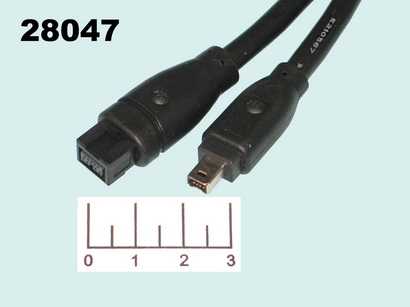 Шнур Firewire 4pin-IEEE1394 9pin 1.8м