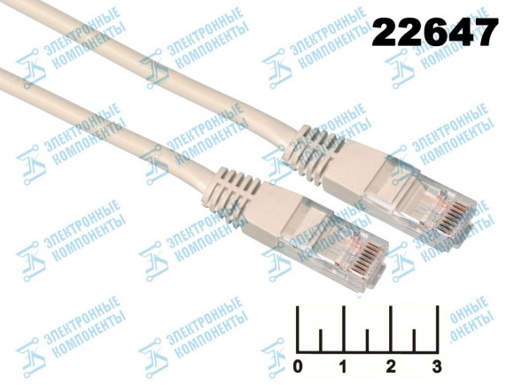 Шнур 8P8C-8P8C 10м Premier/Gembird/Cablexpert (патч-корд) (UTP)