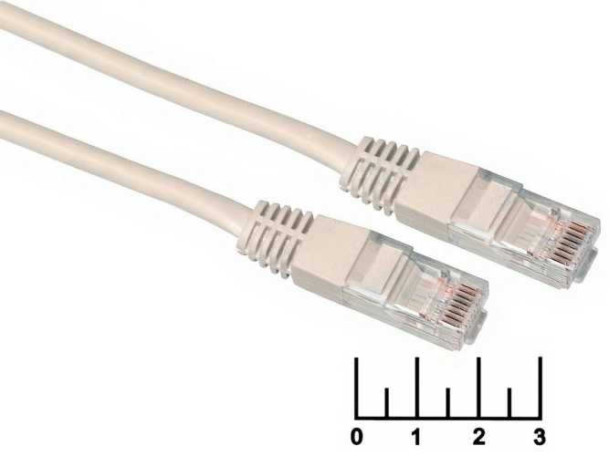 Шнур 8P8C-8P8C (RJ-45) 10м Cablexpert (патч-корд) (UTP) (PP12-10)