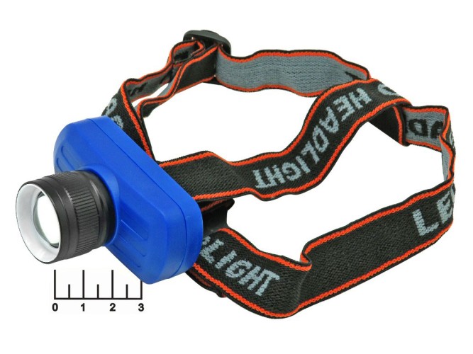 Фонарь налобный 1 светодиод аккумуляторный Патриот ST-FLG14 3 режима zoom (з/у micro USB)