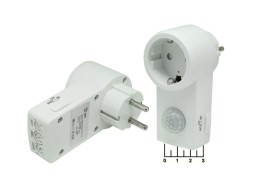 Датчик движения 220V 1200W 160* MD-022 Эра белый (розеточный) (10м)