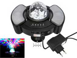 Светодинамическая установка 3W USB/SD + ПДУ 2 динамика (до 35 кв.м.) Luazon