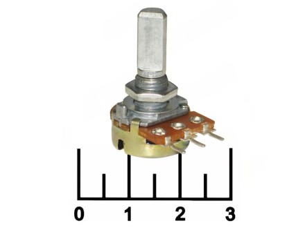 Резистор переменный 500 Ом 16K1 F (+45)
