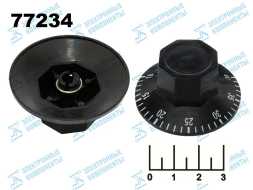 Ручка регулировки терморегулятора (0...+40C) на вал 6мм