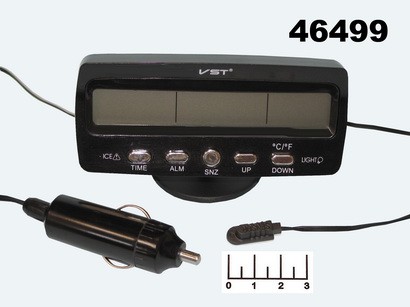 Часы цифровые VST-7045V авто с датчиком температуры