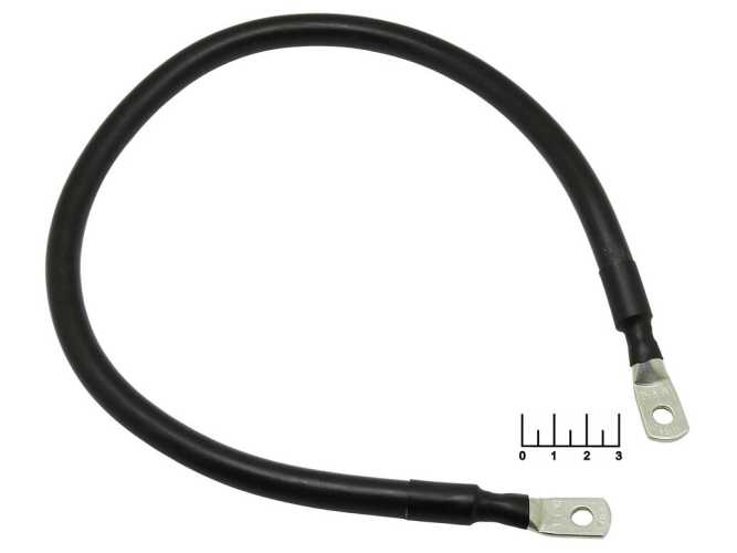 Провод массы с клеммами кольцевыми 8мм 1*16мм 50см