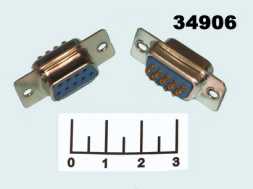 Разъем D-SUB гнездо 9pin без корпуса на кабель (DB-9F)