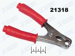 Зажим крокодил L-150 200A красный (8-0044)