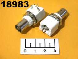 Разъем BNC гнездо на плату с гайкой