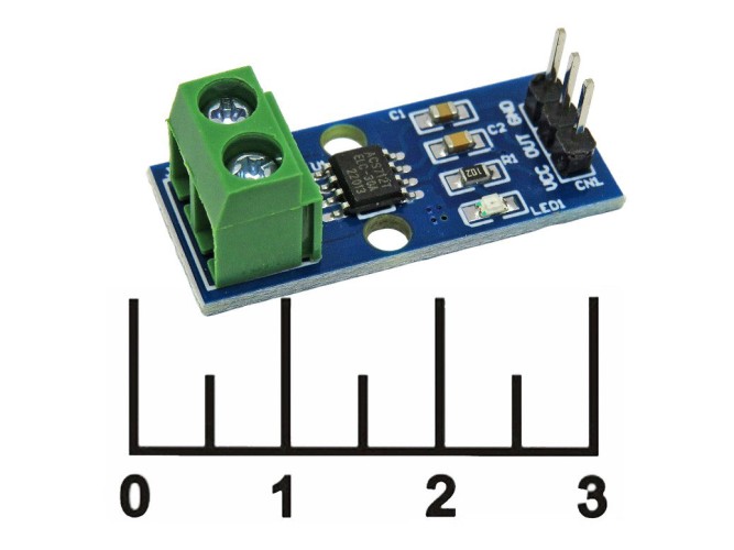 Радиоконструктор Arduino датчик тока 30A ACS712