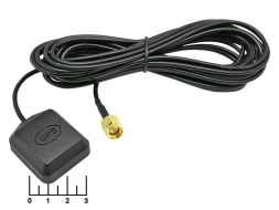 Антенна GPS Glonass-07 SMA-M 5м