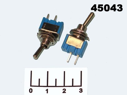 Тумблер 250/3 MTS-1 (A2) 2 контакта на плату