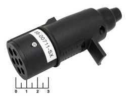 Разъем 7pin штекер на кабель (для прицепа) 88-00711-SX