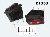 Выключатель 12/16 KCD1-11N красный 3 контакта SB068 влагозащищенный