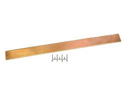 Пластина медная 250*20*1.5мм