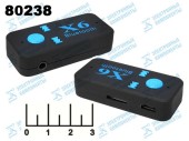 Bluetooth стерео ресивер 5.0 3.5мм Jack + шнур USB-micro USB X6
