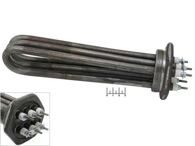 Тэн для водонагревателя 4500W 280мм (резьба 74мм) (68745)