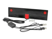 Антенна комнатная для цифрового ТВ RH-HDTV025 с усилителем (питание USB)