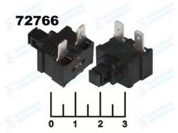 Кнопка 250/16 250V 16A с фиксацией 2 контакта для пылесоса угловая