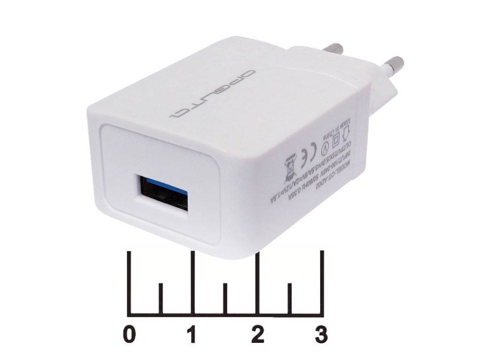 Сетевое зарядное устройство USB 5V 3.5A/9V 2A/12V 1.5A OT-AD02