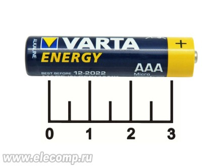 Батарейка AAA-1.5V Varta Energy 4103 Alkaline LR03
