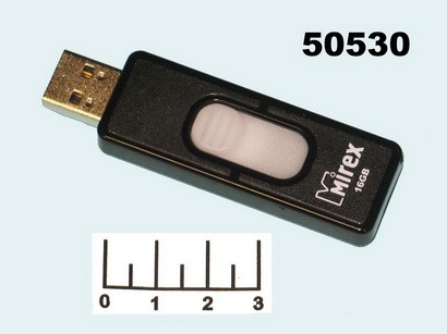 Flash USB 2.0 16Gb Mirex Harbor черная/белая