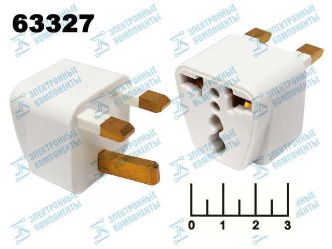 Переходник электрический Англия AD-2 универсальный