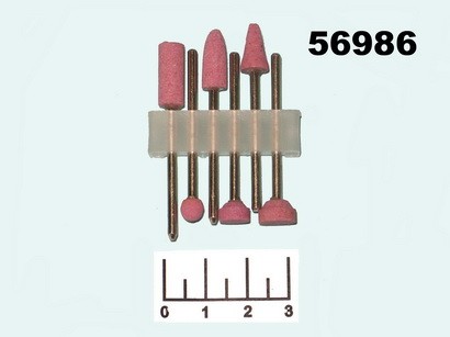 Набор шлифовальных головок FIT 36924 (6 штук) (для металла)