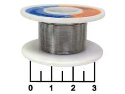 Припой 0.6мм 55гр олово(63%) свинец(37%) с флюсом HX-T100 Mechanic на катушке