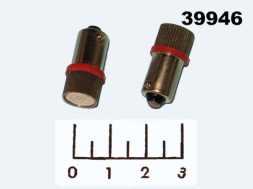 Лампа светодиодная 12V 0.5W BA9S красная