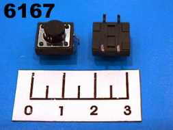 Кнопка тактовая 12*12*7 KAN1211-0751B