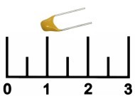 Конденсатор CAP К10-17 2.2пФ 63В 2.2pF/63V