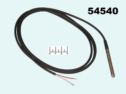 Датчик температуры NTC 10 кОм кабель 1.5м NTC015WP00 IP68 (-50...+105C) 6мм