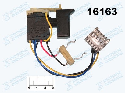 Кнопка для шуруповерта FA08A-12/1WEK 12А с радиатором (№188)
