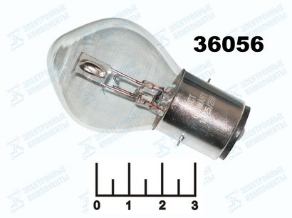 Лампа 12V 25/25W S1 BA20D SCT (203416)