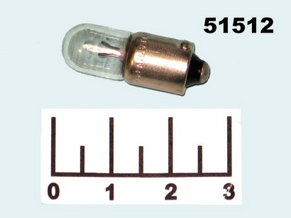 Лампа 12V 4W BA9S 1 контакт (3893)
