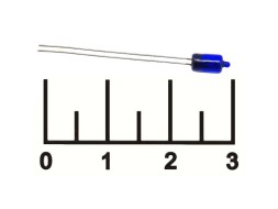 Лампа 10V 0.055A H39 3мм синяя