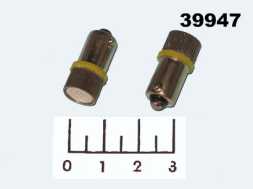 Лампа светодиодная 12V 0.5W BA9S желтая