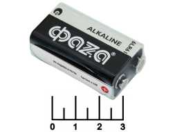 Батарейка 6F22-9V Фаза Alkaline 6LR61