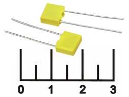 Конденсатор CAP MKP X2 0.22 мкФ 100В 0.22/100V