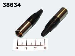 Разъем mini XLR штекер на кабель (12-0137)