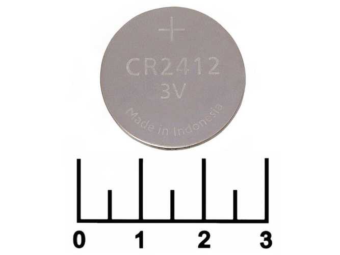 Батарейка CR2412 3V Lithium Panasonic
