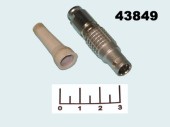Разъем 3pin штекер на кабель gold (FGG1B303CLAD62)