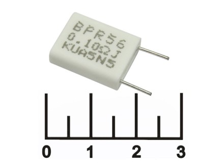 Резистор 0.1 Ом 5W BPR56 безиндуктивный