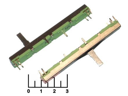 Резистор переменный 10 кОм RA6046F-20-15C1-A10K-01 (+20) ползунковый (S2335)