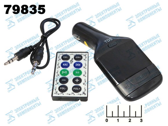 Модулятор MP3/FM/micro SD/USB TM-90 + ПДУ (52084)