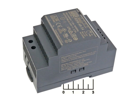 Блок питания 24V 2.5A HDR-60-24 на DIN-рейку