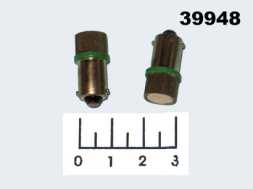 Лампа светодиодная 12V 0.5W BA9S зеленая