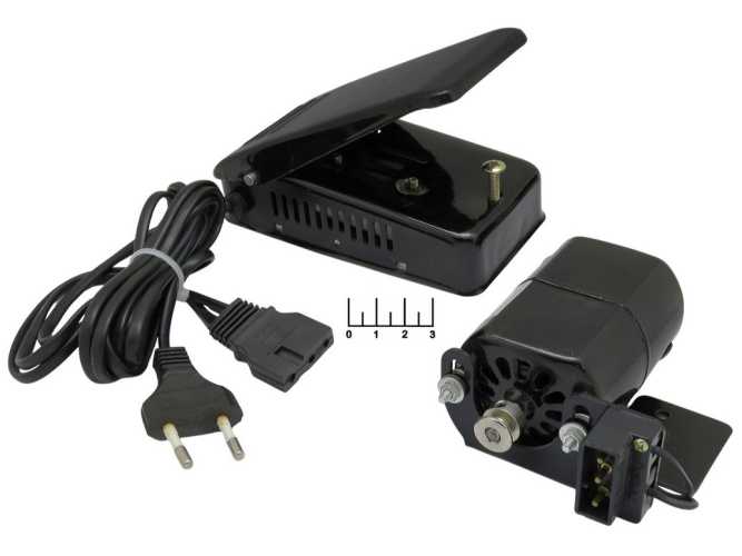 Двигатель для швейных машин 150W реверс + педаль 010222C