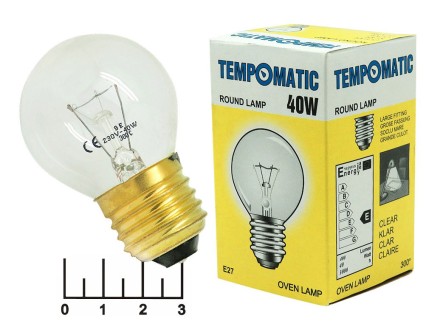 Лампа 220V 40W E27 для эл.плит (+300C) Tempomatic